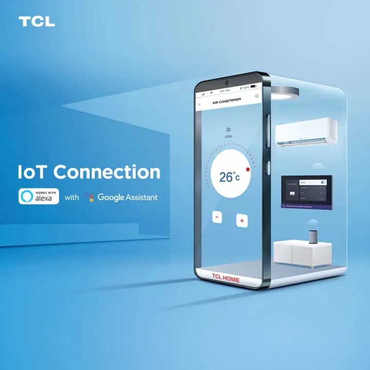 TCL T-PRO TAC-PROS25 แอร์ ขนาด 24,010 BTU ประหยัดไฟเบอร์ 5 แบบ 3 ดาว ระบบ AI Control Inverter เชื่อมต่อ WiFi แอร์ เครื่องปรับอากาศ https://lnwchill.com