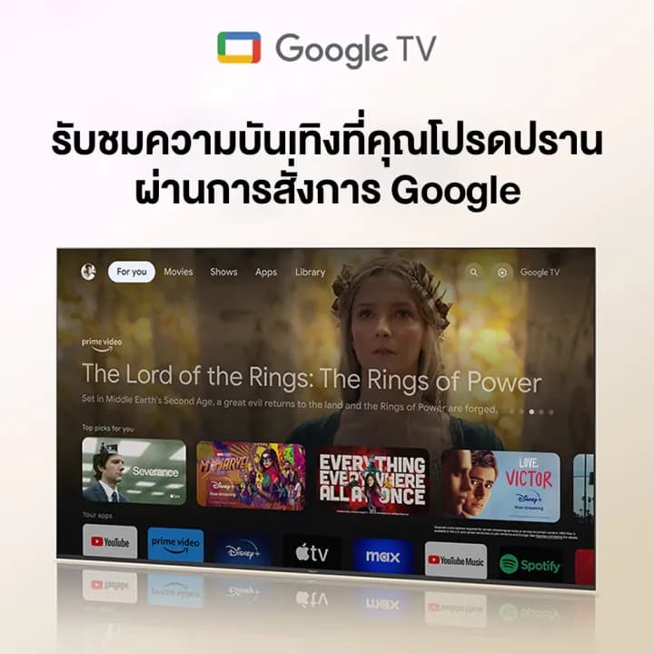 Panasonic LED TV TH-55MX630T 4K TV ทีวี 55 นิ้ว Android TV Google Assistant HDR10 Chromecast แอนดรอยด์ทีวี https://lnwchill.com